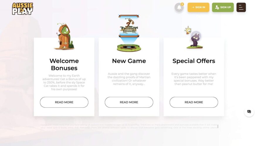 Aussie Play casino bonuses