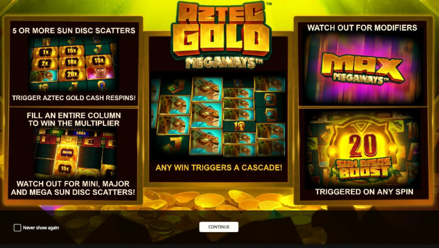 Aztec Gold Megaways demo