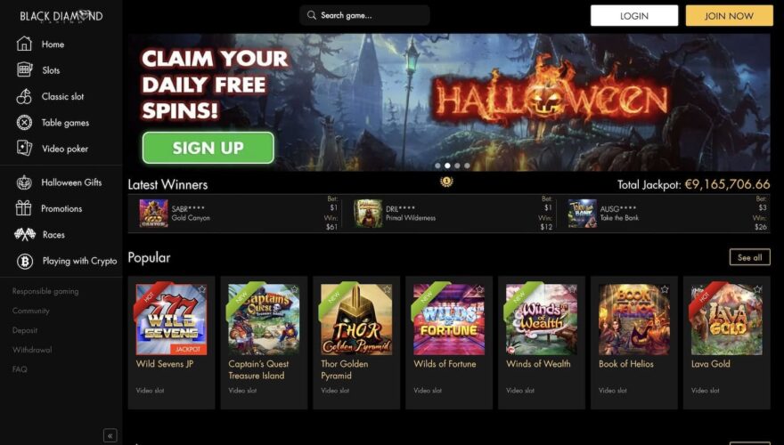 Black Diamond casino online
