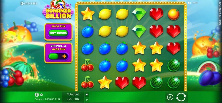 Bonanza Billion demo