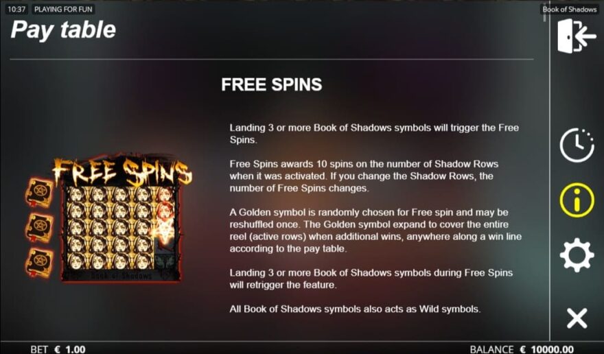 Play Book Of Shadows