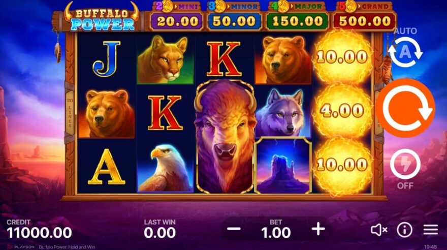 Buffalo Power: Hold and Win demo