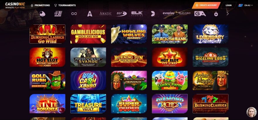 Casinonic casino slots
