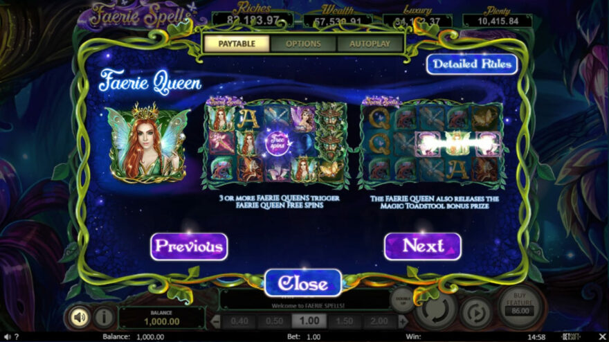 Faerie Spells online