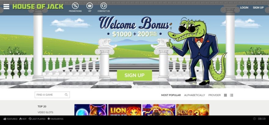 House Of Jack casino online