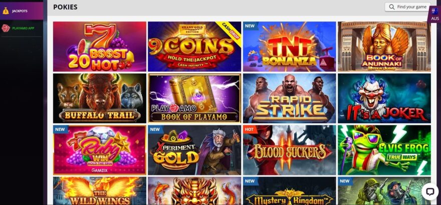 PlayAmo casino slots