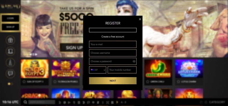 Wild Card City casino sign up