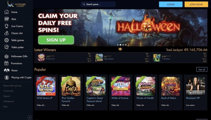 Winward casino online