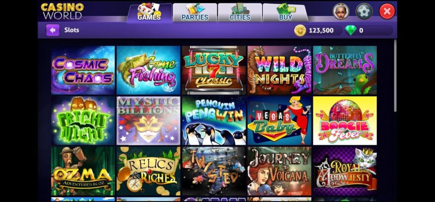 World casino slots